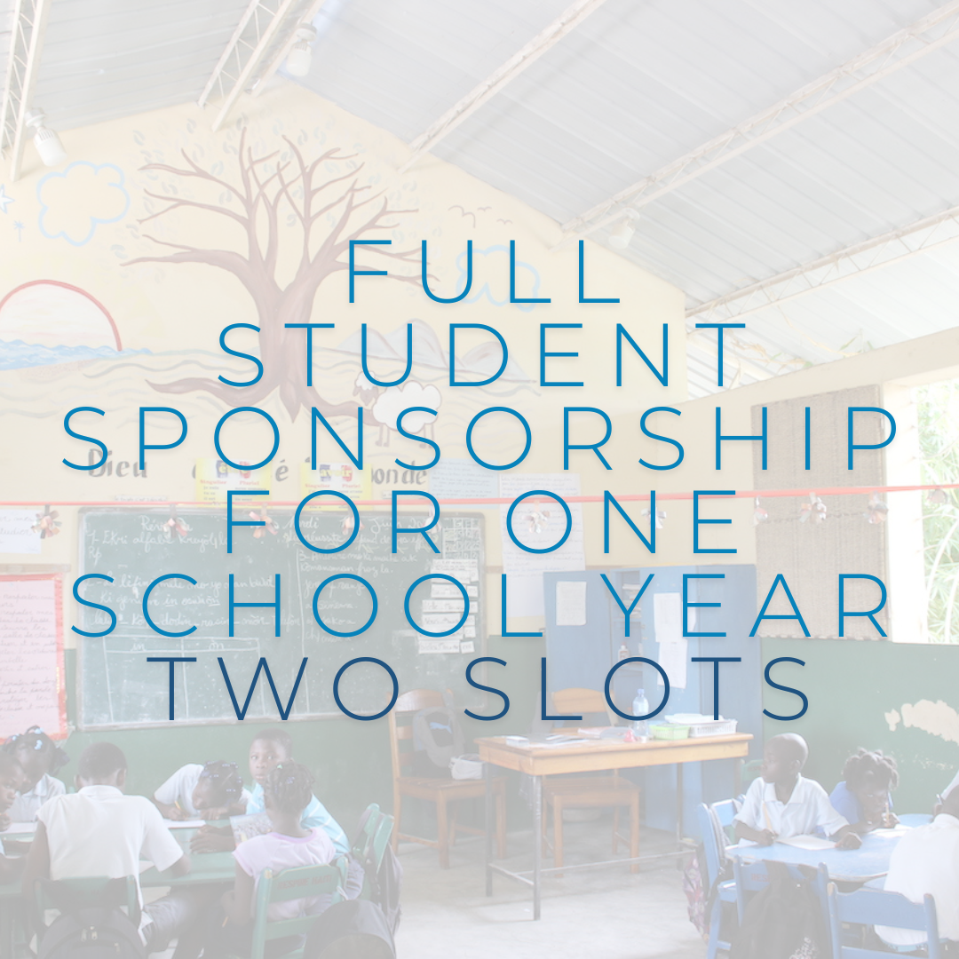 One Full School Year of Student Sponsorship - Two Slots